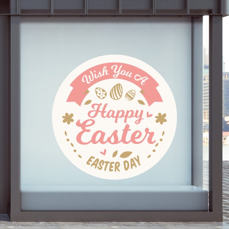 Πασχαλινή Βιτρίνα Wish You Happy Easter