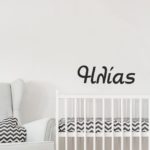 Αυτοκόλλητο Τοίχου Με Όνομα Σε 33 Αποχρώσεις
