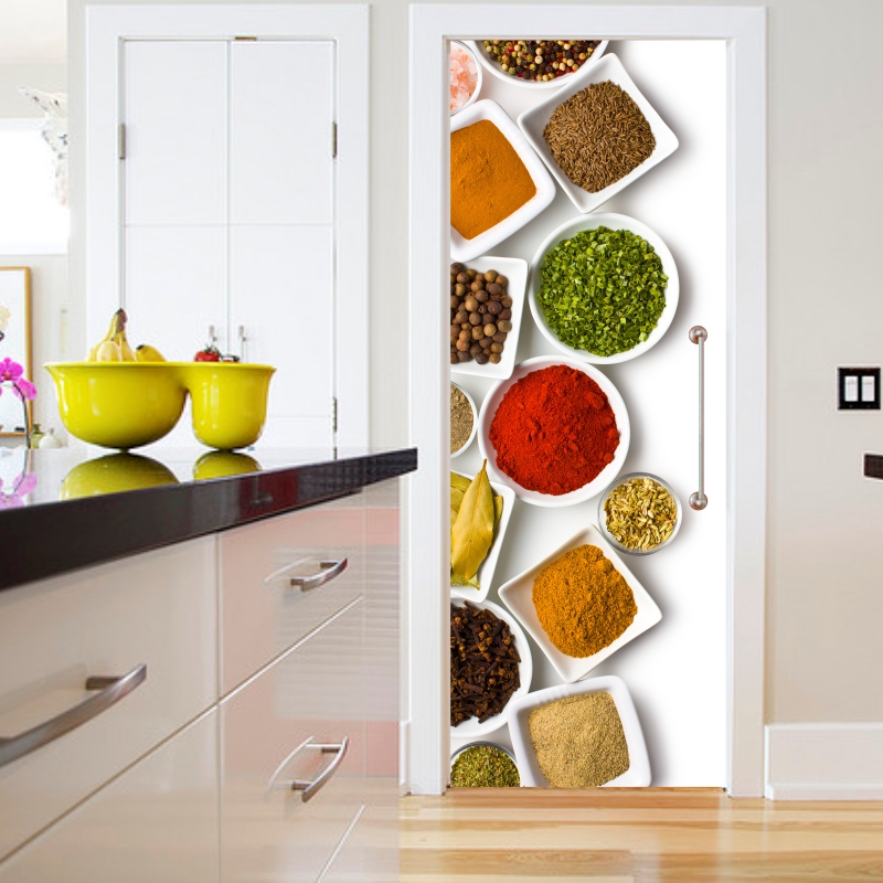 Αυτοκόλλητο Πόρτας Spices