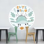 Αυτοκόλλητο Τοίχου Cute Dino
