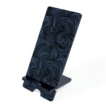 Επιτραπέζια Βάση Κινητού - Από Plexiglass, Black And Blue Lines