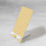 Επιτραπέζια Βάση Κινητού - Από Plexiglass, Yellow And White Lines