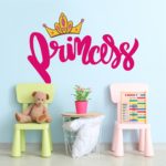 Αυτοκόλλητο Τοίχου Princess And Crown