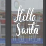 Χριστουγεννιάτικη Βιτρίνα Hello Santa