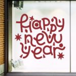 Χριστουγεννιάτικη Βιτρίνα Happy New Year