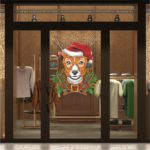 Χριστουγεννιάτικη Βιτρίνα Santa Dog