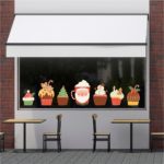 Χριστουγεννιάτικη Βιτρίνα Cappuccino And Cupcakes