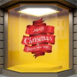 Χριστουγεννιάτικη Βιτρίνα Christmas Ribbon