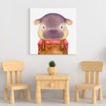 Πίνακας Σε Καμβά Little Hippo