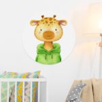 Στρογγυλός Πίνακας Little Giraffe