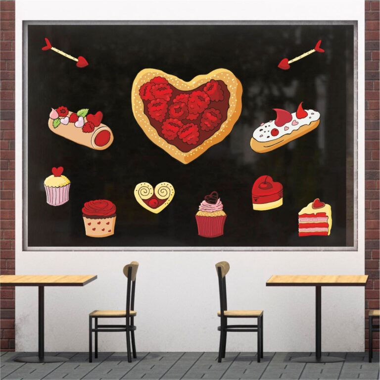 Αυτοκόλλητο Αγίου Βαλεντίνου Valentine Pastry