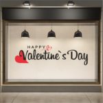 Αυτοκόλλητο Αγίου Βαλεντίνου Happy Valentine’s Day