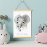 Wall Poster Dream Big Like An Elephant