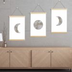 Τρίπτυχο Poster Μαγνητική Κορνίζα Gold Shades Of Moon