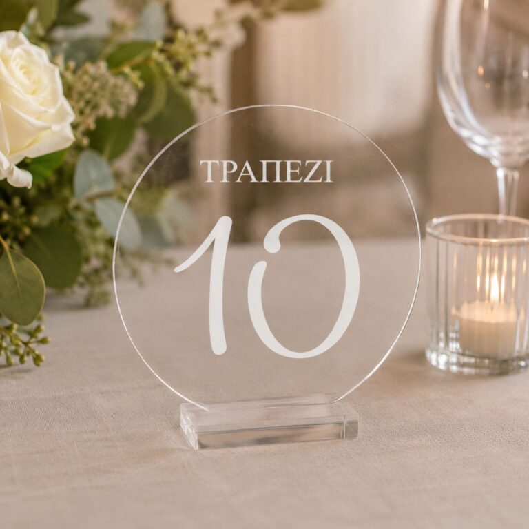 Αρίθμηση Τραπεζιών Με Χάραξη
