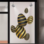 Πασχαλινή Βιτρίνα Black And Gold Eggs