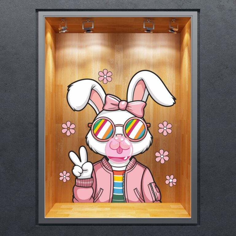 Πασχαλινή Βιτρίνα Ο Λαγός Και Η Τσιχλόφουσκα