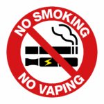 Αυτοκόλλητo No Smoking No Vaping