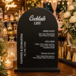 Cocktail Menu Γάμου