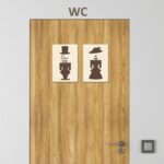 Σήμανση Wc Από Plexiglass