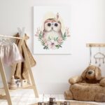 Πίνακας Σε Καμβά Boho Owl