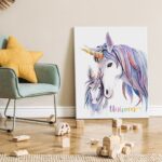 Πίνακας Σε Καμβά Unicorn