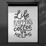 Aυτοκόλλητο Coffee Helps