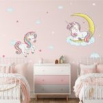 Αυτοκόλλητο Τοίχου Sleepy Unicorn