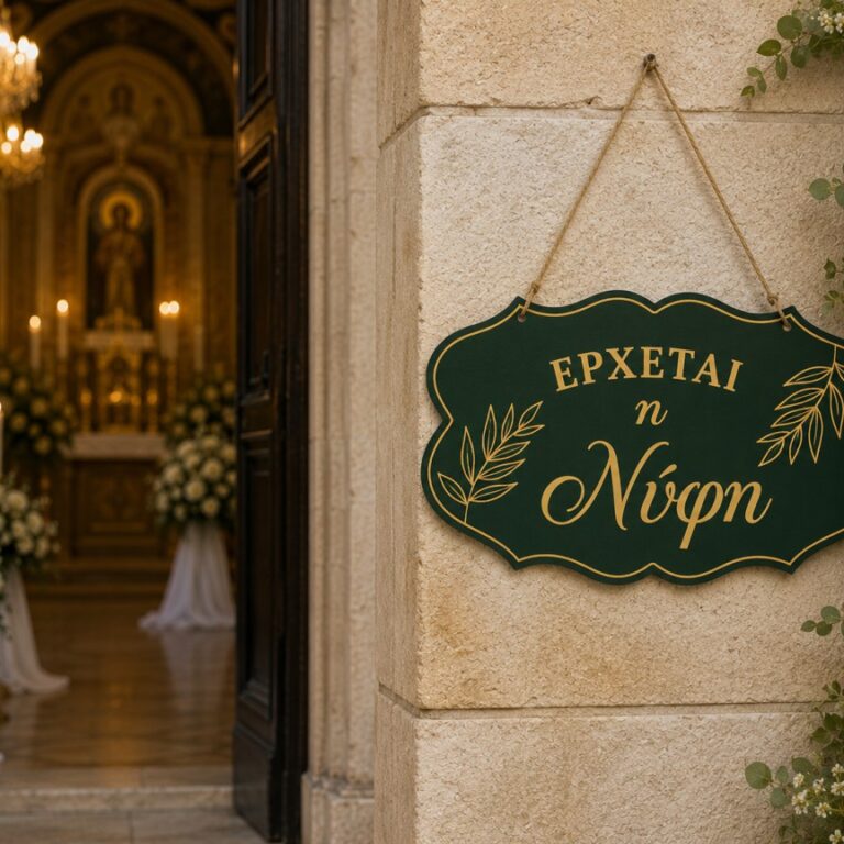 Πινακίδα Από Plexiglass Here Comes The Bride