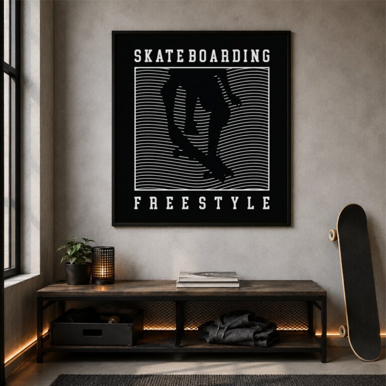 Πίνακας Σε Καμβά Skateboarding