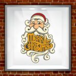 Χριστουγεννιάτικη Βιτρίνα Merry Christmas Santa
