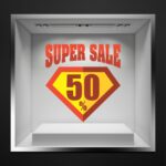Αυτοκόλλητο Εκπτώσεων Super Sale