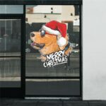 Χριστουγεννιάτικη Βιτρίνα Santa Dog