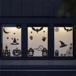 Halloween Βιτρίνα Νυχτερίδες Και Aράχνες