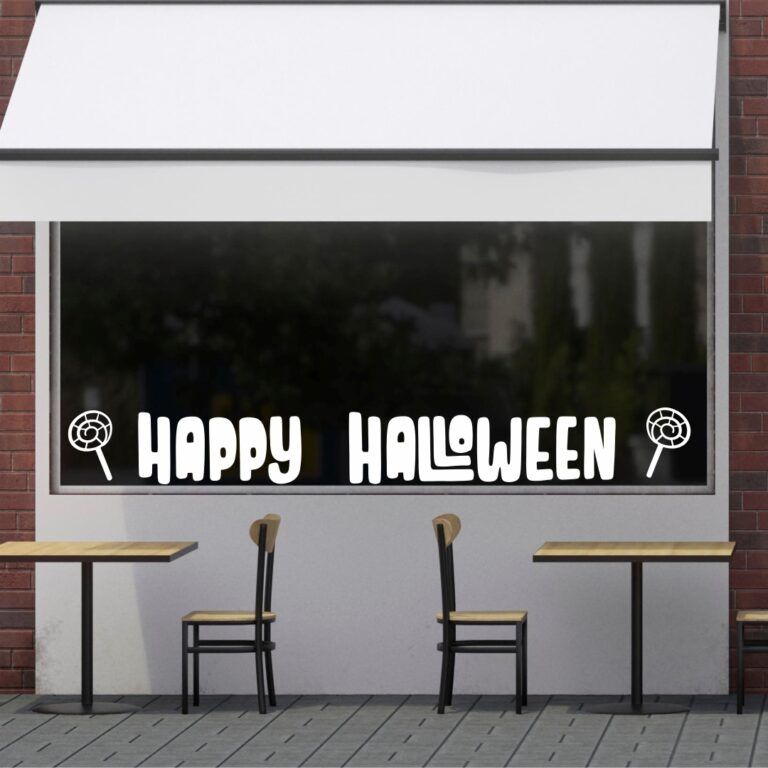 Halloween Βιτρίνα Happy Halloween