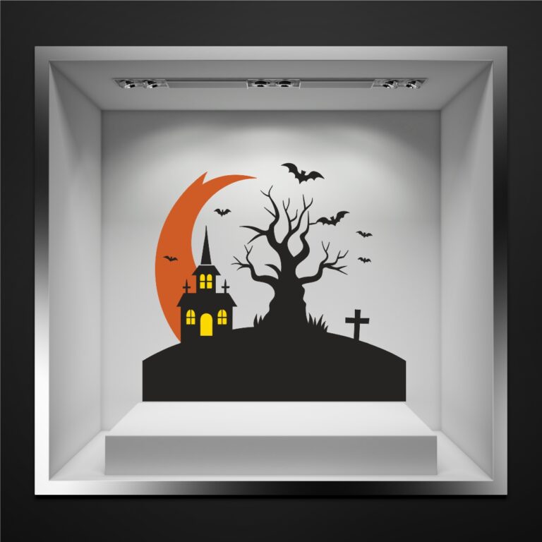 Halloween Βιτρίνα Spooky Night