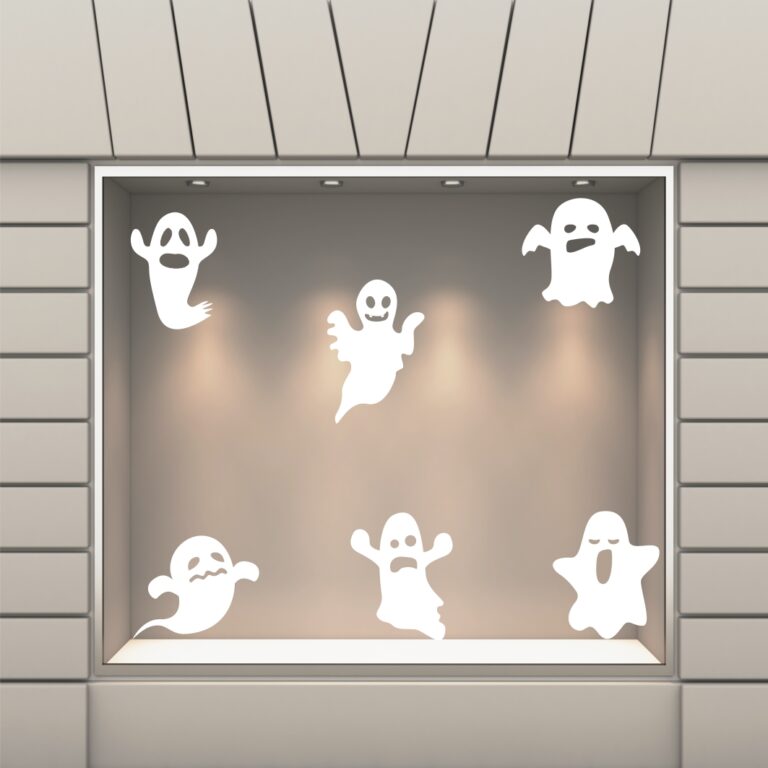 Halloween Βιτρίνα Ghosts