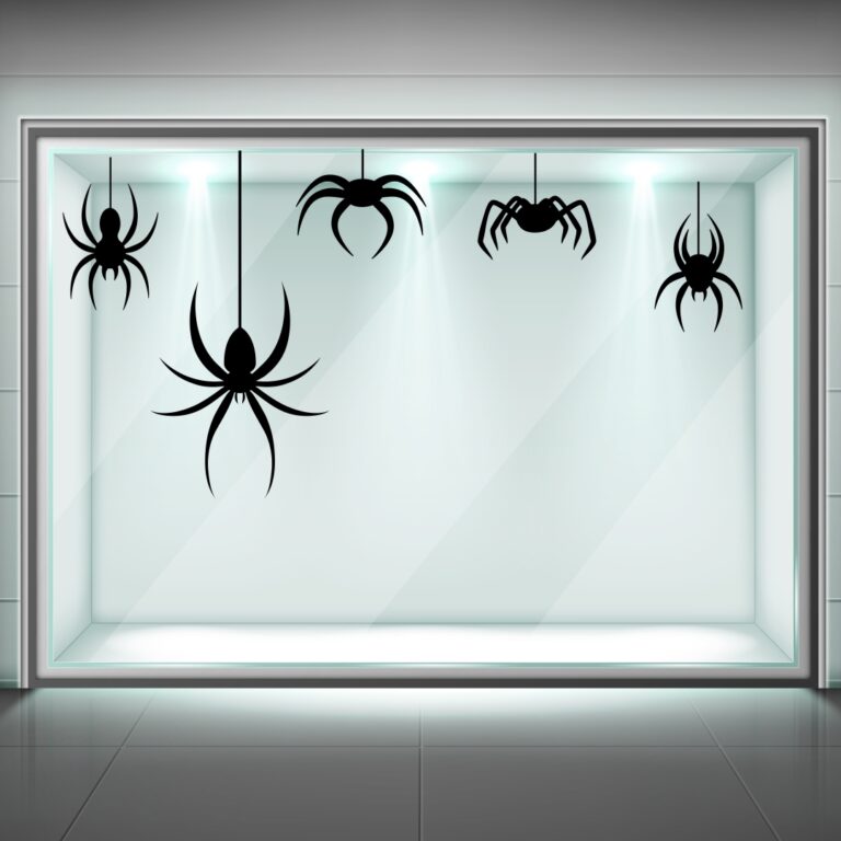 Halloween Βιτρίνα Spiders
