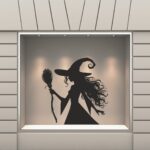 Halloween Βιτρίνα Μάγισσα