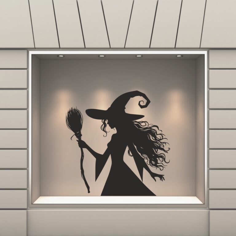Halloween Βιτρίνα Μάγισσα