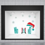 Χριστουγεννιάτικη Βιτρίνα Ho Ho Ho
