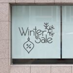 Χειμερινή Βιτρίνα Winter Sale Χιονονιφάδες