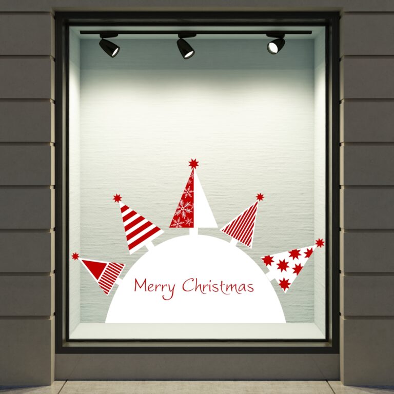 Χριστουγεννιάτικη Βιτρίνα Christmas Forest