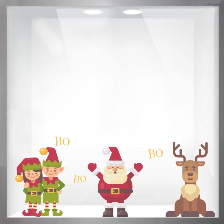 Χριστουγεννιάτικη Βιτρίνα Christmas Guests