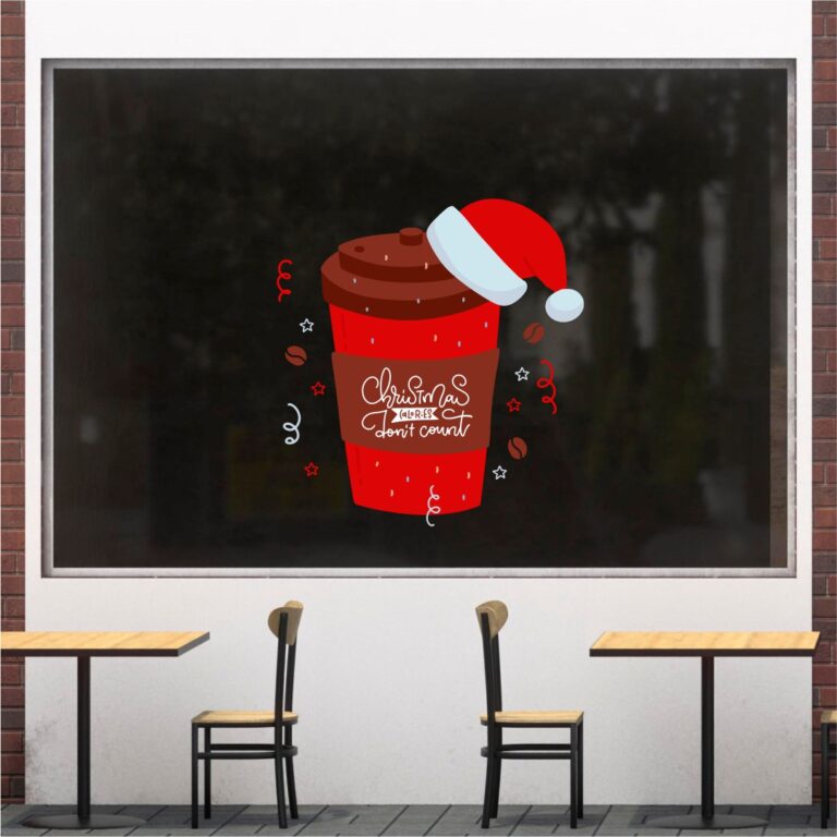 Χριστουγεννιάτικη Βιτρίνα Calories Don't Count