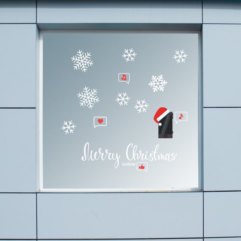 Χριστουγεννιάτικη Βιτρίνα Merry Christmas On Line