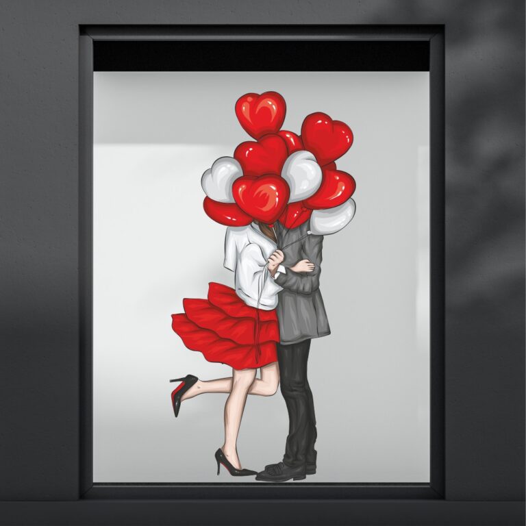 Αυτοκόλλητο Αγίου Βαλεντίνου Couple