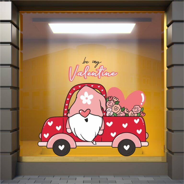 Αυτοκόλλητο Αγίου Βαλεντίνου Be My Valentine