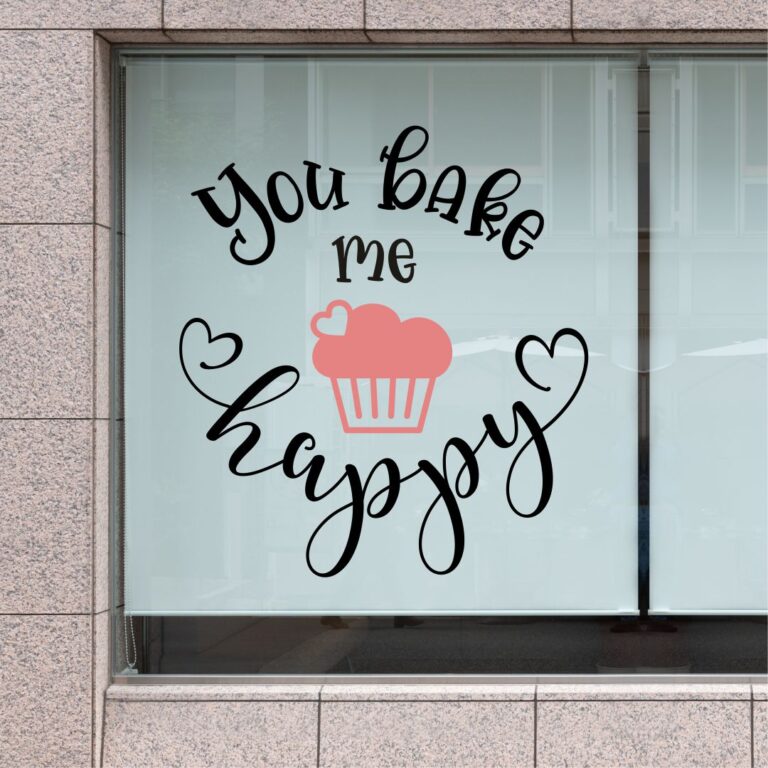 Αυτοκόλλητο Αγίου Βαλεντίνου You Bake Me Happy