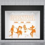 Αποκριάτικη Βιτρίνα Carnival Month
